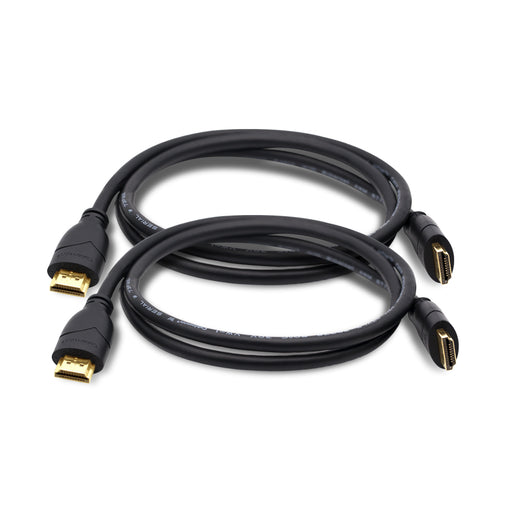 2 Pack of HDMI cables (1m) (Basic)
