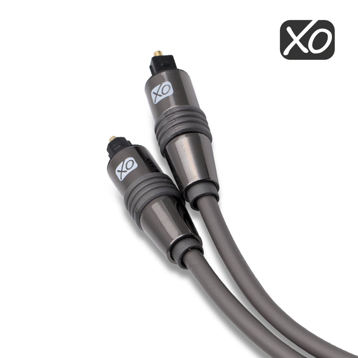 XO 2 Pack of Toslink Optical Cables - 2m