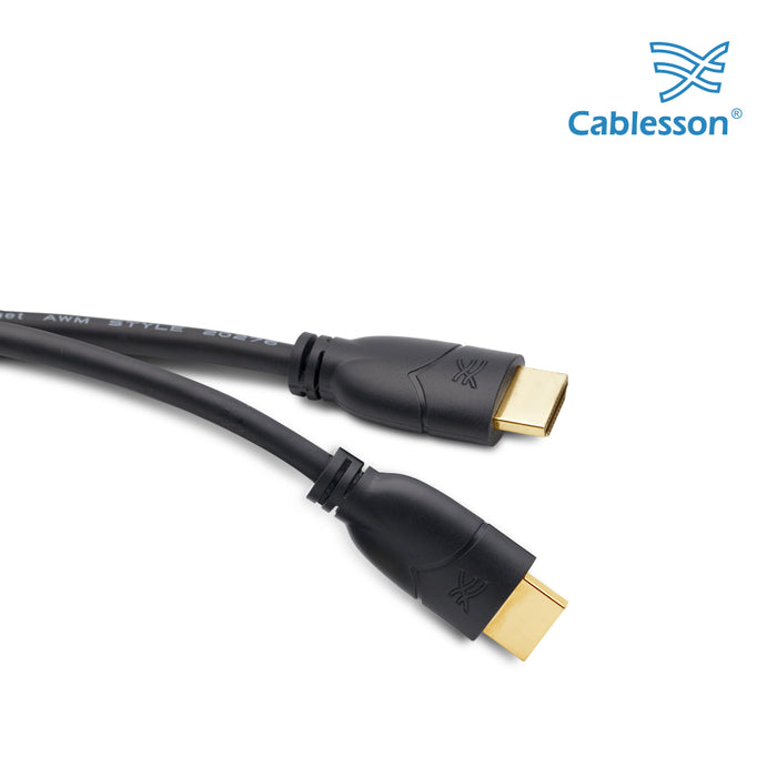 Cablesson Basic HDMI 2.0 Cable 2m - Male to Male - 2 Pack