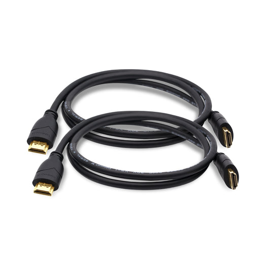 2 Pack of HDMI cables (2m) (Basic) Bundled single items