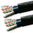 VDC Contractor Series Multimedia Hybrid Cable (2 x Cat 6 U/UTP, 1 x Cat 5E U/UTP and 2 quad shielded RG6), Black 250-100-212 - 3m - hdmicouk