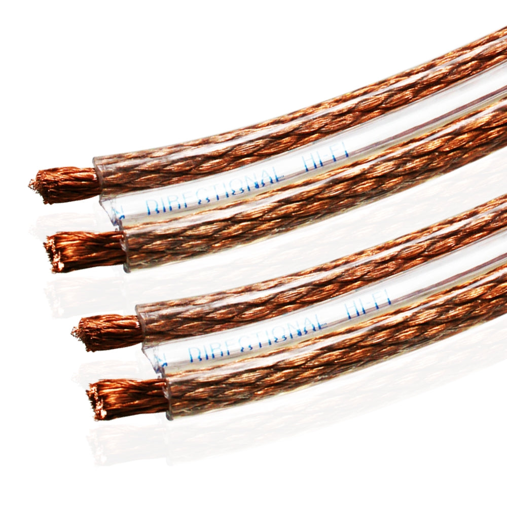 Van Damme 2 x 6.0mm Audio Twin Interconnect Speaker Cable (Total Definition Directional Hi-Fi) 268-506-000 10 Metre / 10M - hdmicouk