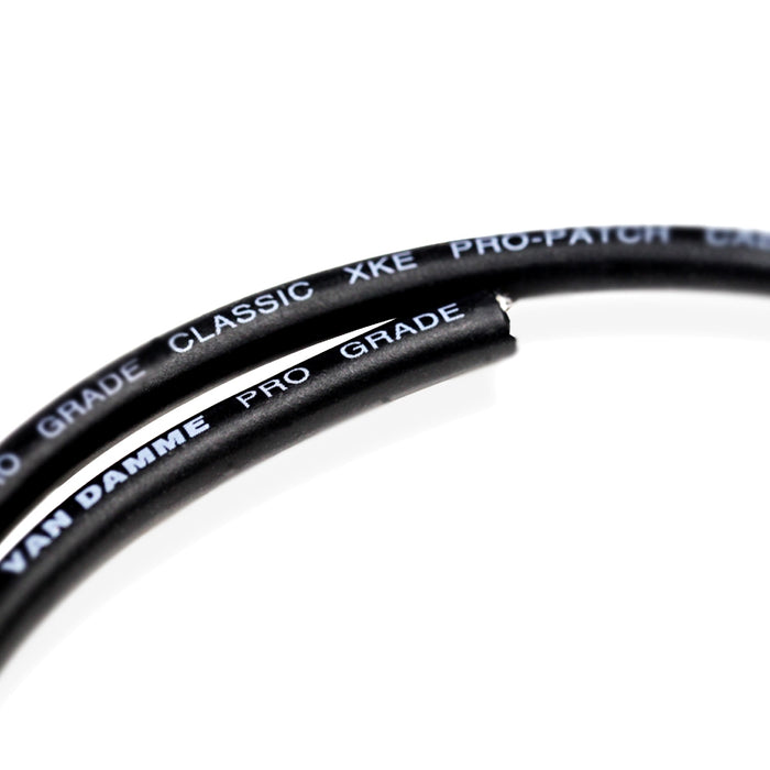 Van Damme Pro Grade Classic XKE pro-patch cable, Black 268-006-000 2 Metre / 2M - hdmicouk