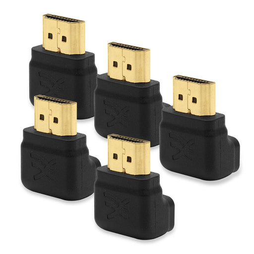 5 Pack Cablesson Right Angle 270 HDMI Adapter