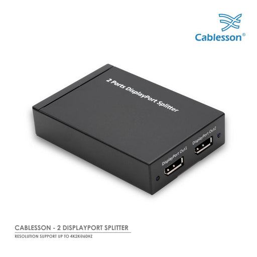 Cablesson 1x2 Displayport Splitter - DP 1.2a