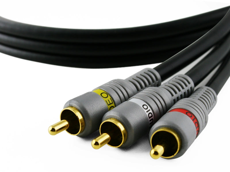 CablessonÃƒâ€šÃ‚Â® Gold Series Composite AV & Audio (Red/White/Yellow) - 1m - Cable - hdmicouk