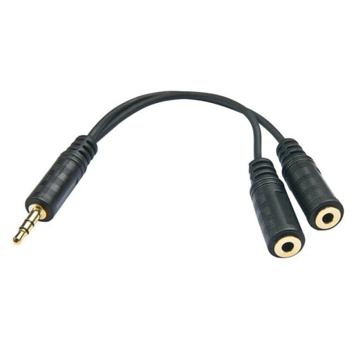 LINDY 3.5 mm to 2 x 3.5 mm Stereo Headphone Splitter Cable