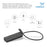 Cablesson USB-C to 4 x USB 3.0 HUB Cable - Black