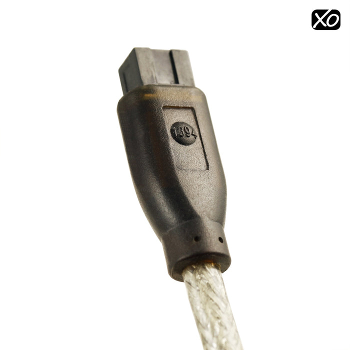 XO FireWire 800 Cable - 2m - 9 pin (male) to 9 pin (male) - IEEE 1394b (Compatible with MAC and PC) - 2 Metres PRO FusionXLS Cable - hdmicouk