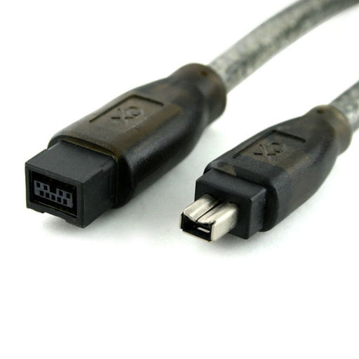 XO FireWire 800 to 400 Cable - 2m - 9 pin (male) to 4 pin (male) - IEEE 1394b (Compatible with MAC and PC) - 2 Metres PRO FusionXLS Cable - hdmicouk