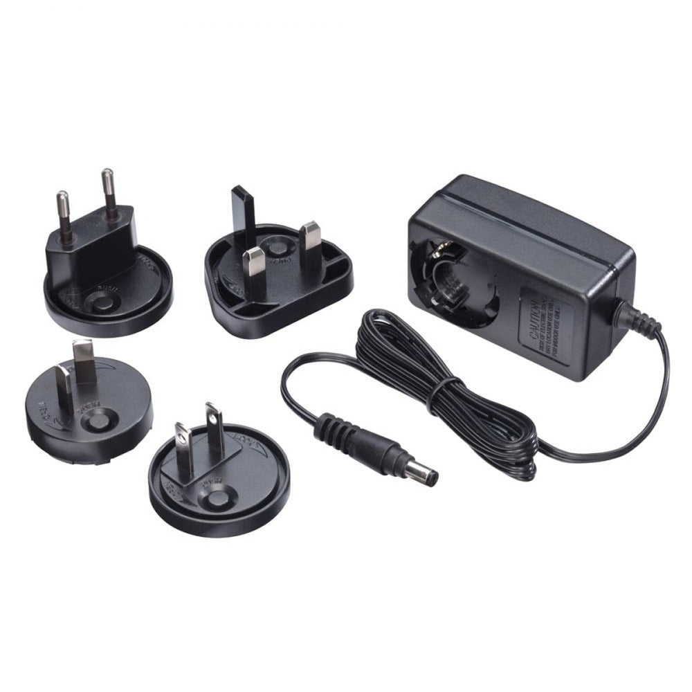 Lindy Multi Country Switching AC Adapter - 12V DC. 1.25A. 5.5mm Outer / 2.1mm Inner DC Jack. Level VI
