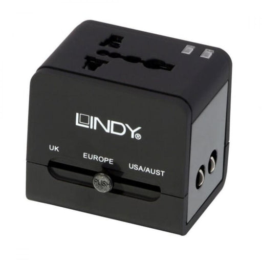 LINDY USB Mains Plug Travel Adapter