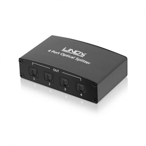 LINDY 4 Port TosLink Digital Optical Audio Splitter