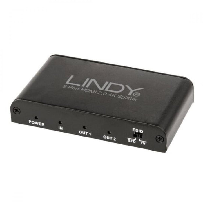 LINDY 2 Port HDMI 2.0 4K UHD Splitter