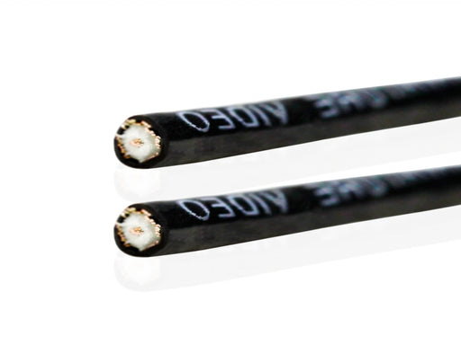 Van Damme 75 Ohm Plasma Grade Hi-Resolution Miniature Video Coaxial Cable, Black 268-408-000 6 Metre / 6M - hdmicouk