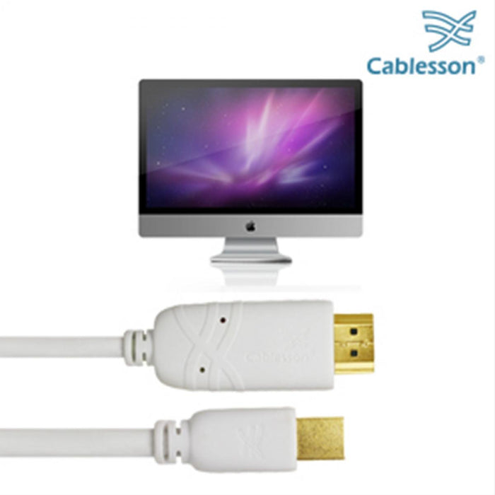 2 Pack Mini DP to HDMI Male Cable (1m)