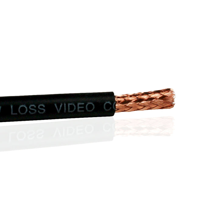 Van Damme Plasma Grade 75 Ohm Standard Video Coaxial Cable, Black 268-306-000 2 Metre / 2M - hdmicouk