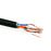 Van Damme Tourcat Cat 5E Flexible Stranded Conductor Cable F/UTP, Black 268-450-000 1 Metre / 1M - hdmicouk