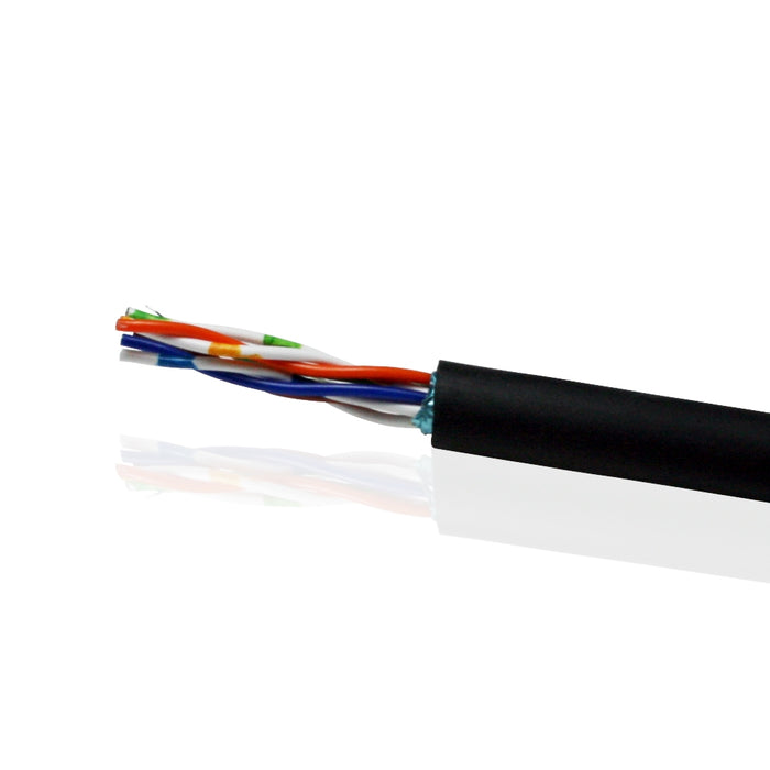 Van Damme Tourcat Cat 5E Flexible Stranded Conductor Cable F/UTP, Black 268-450-000 9 Metre / 9M - hdmicouk