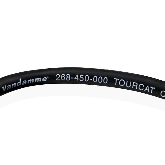 Van Damme Tourcat Cat 5E Flexible Stranded Conductor Cable F/UTP, Black 268-450-000 150 Metre / 150M - hdmicouk