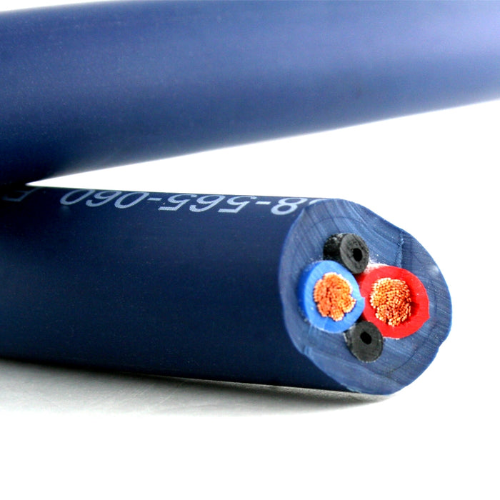 Van Damme Professional Blue Series Studio Grade 2 x 6 mm (2 core) Twin-Axial Speaker Cable 268-565-060 2 Metre / 2M - hdmicouk