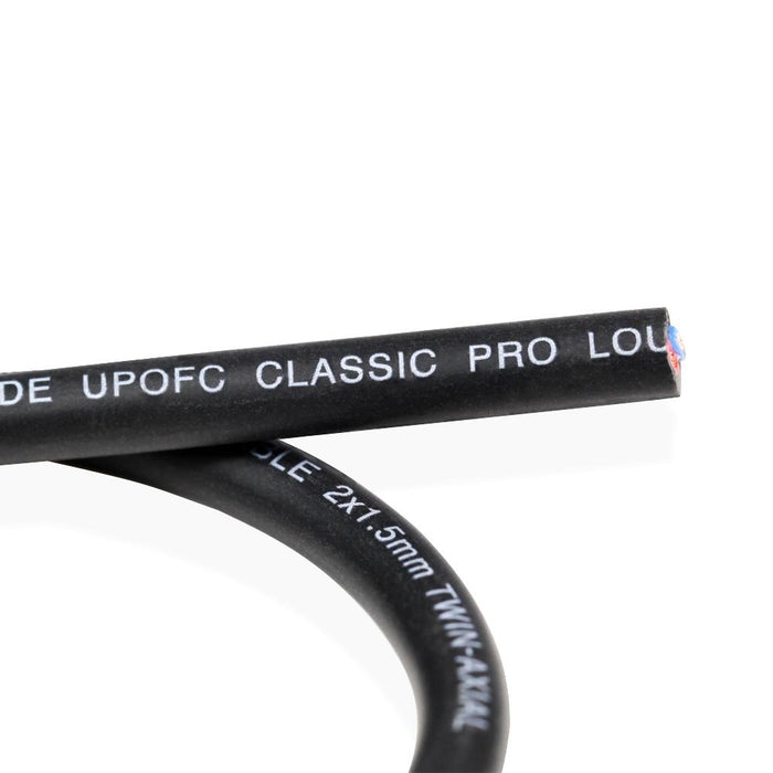 Van Damme Black Series Tour Grade 2 x 1.50mm Twin-Axial Speaker Cable, Black 268-515-000 150 Metre / 150M - hdmicouk