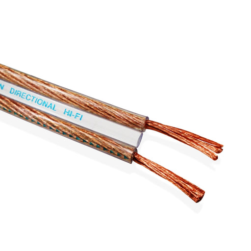 Van Damme 2 x 2.5mm Audio Twin Interconnect Speaker Cable (Total Definition Directional Hi-Fi) 268-502-000 5 Metre / 5M - hdmicouk