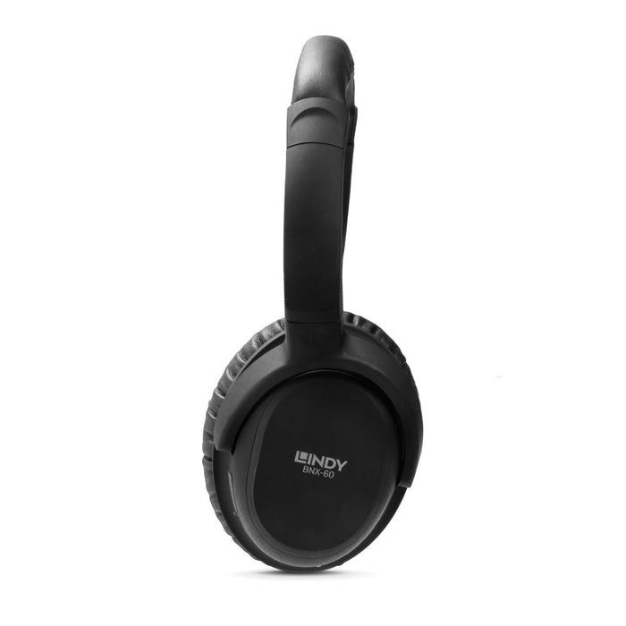 LINDY BNX-60 - Bluetooth Wireless Active Noise Cancelling Headphones with aptX