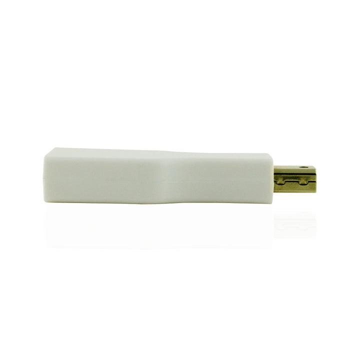Cablesson 1m Mini DisplayPort Male to Female 1.2 Extension White - hdmicouk