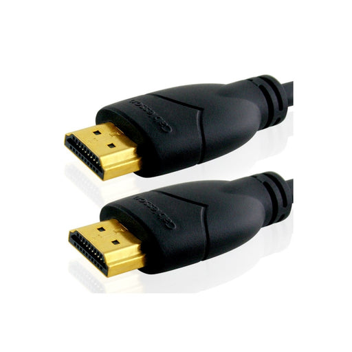 CablessonBasics 2M (2 Meter) High Speed HDMI Cable with Ethernet - (Latest 1.4a Version, 15.2Gbps) Gold HDMI to HDMI Cable with ETHERNET Compatibility, FULL HD, 1080P, 2160p, LCD, PLASMA & LED TV's, 3D TVS, Supports Dolby TrueHD - hdmicouk