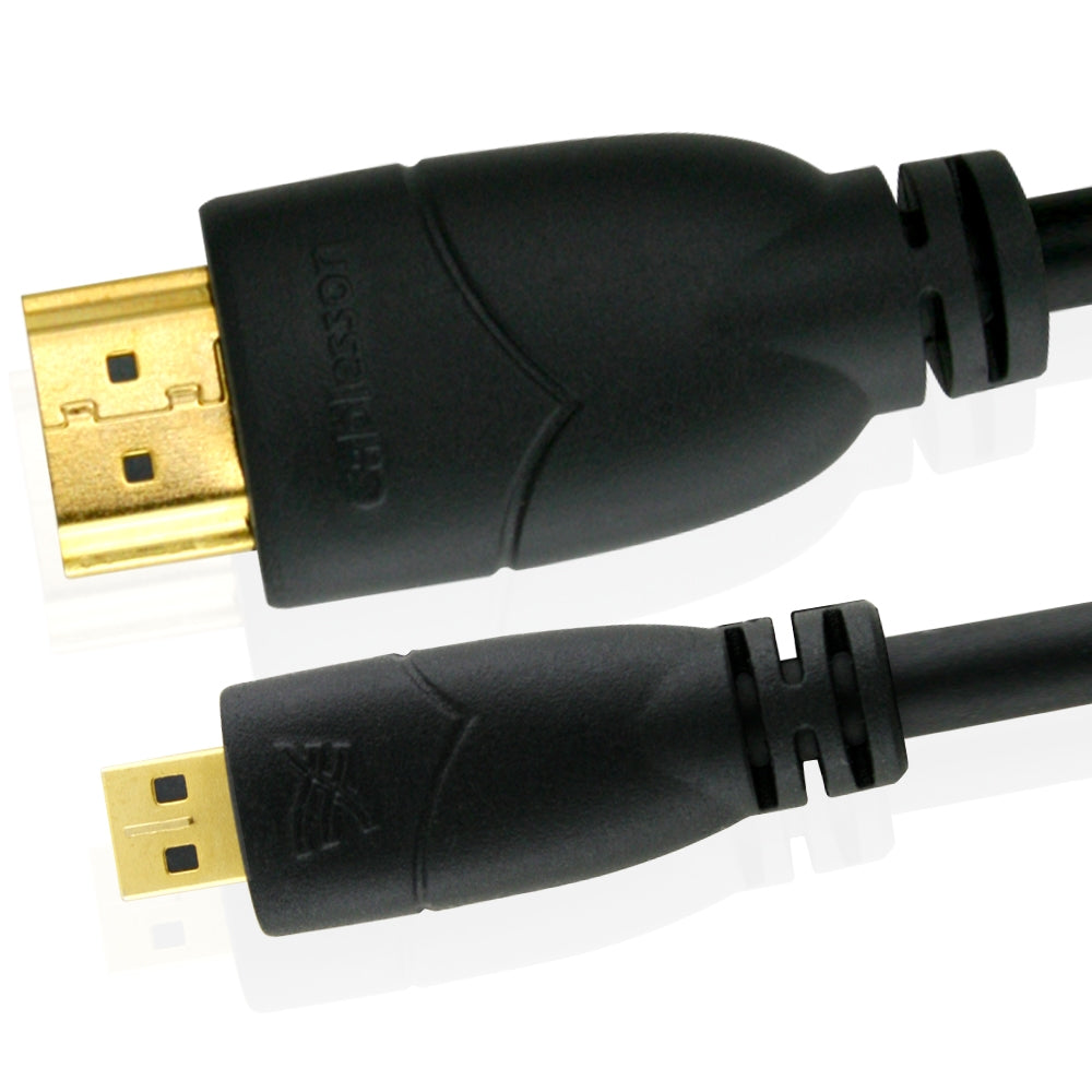 Cablesson Basic 1m Micro Type D HDMI to HDMI High Speed Cable with Ethernet - hdmicouk