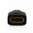 Cablesson Micro HDMI Male to HDMI Female Adapter - Type A to Type D HDMI convertor - Gold Plated HDMI connector - Black - 3D, 4k, Deep Color, HDMI 2.1 / 2.0, Ultra HD, Ethernet - backward compatible - hdmicouk