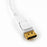 Cablesson Displayport (Male) (DP) to HDMI (Female) cable High Speed incl. audio transmission | upto 4k | Displayport (plug M) to HDMI (plug A) | certified | Apple and PC - White - hdmicouk