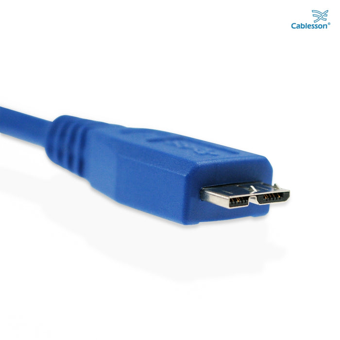 Cablesson USB Version 3.0 A Male to Micro B Male Cable 3M - hdmicouk
