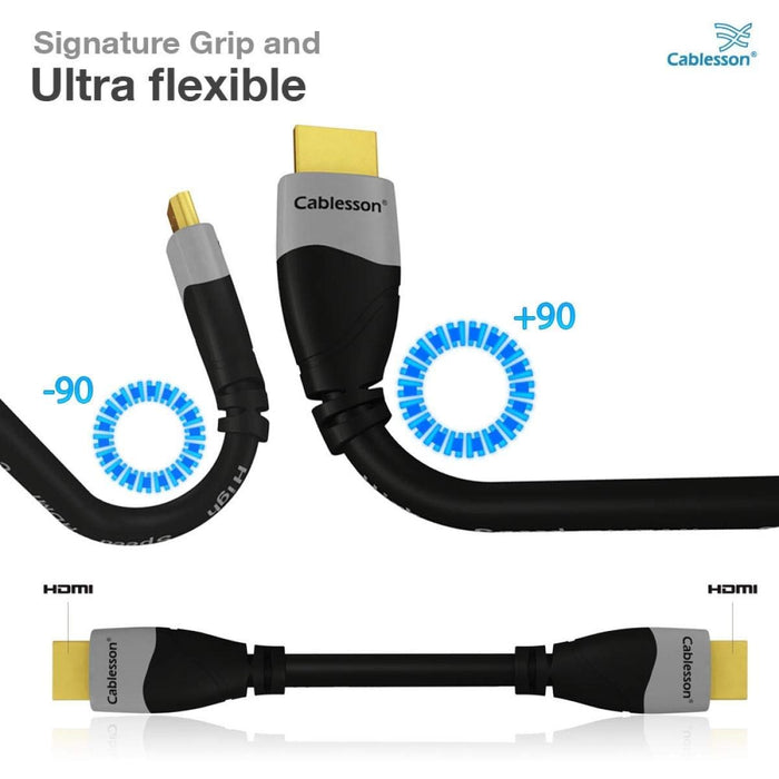 Cablesson Ivuna 3m High Speed HDMI Cable - Black - hdmicouk