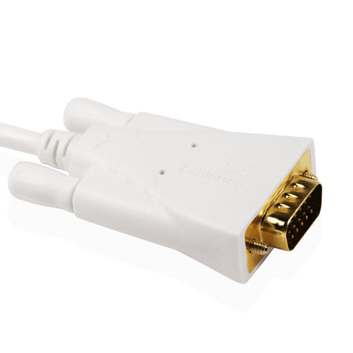 Cablesson 2m Mini DisplayPort Male to VGA Male Cable Thunderbolt Port Compatible - Gold Plated - hdmicouk
