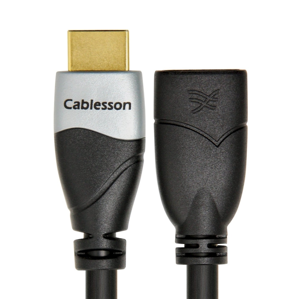 Cablesson Ivuna 0.2m High Speed HDMI Extension Cable - Black - hdmicouk