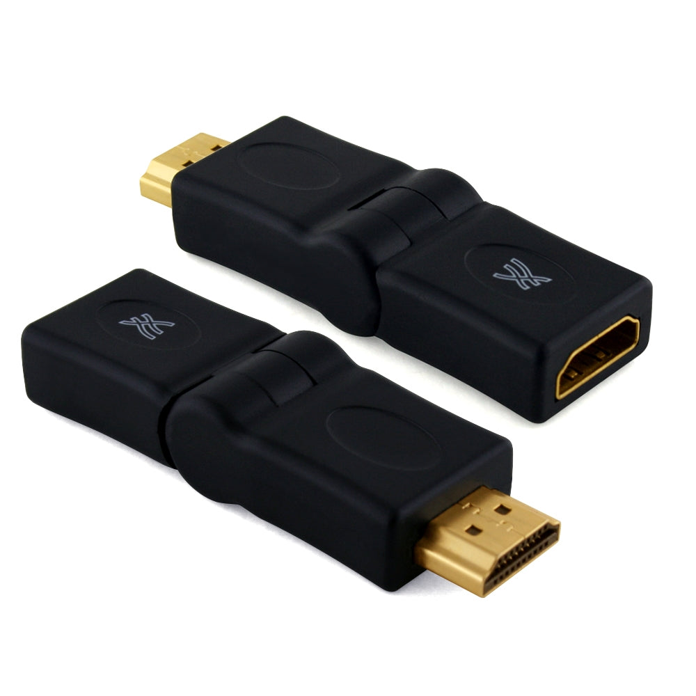 Cablesson Swiveling Male to Female HDMI Adapter - Gold Plated - hdmicouk