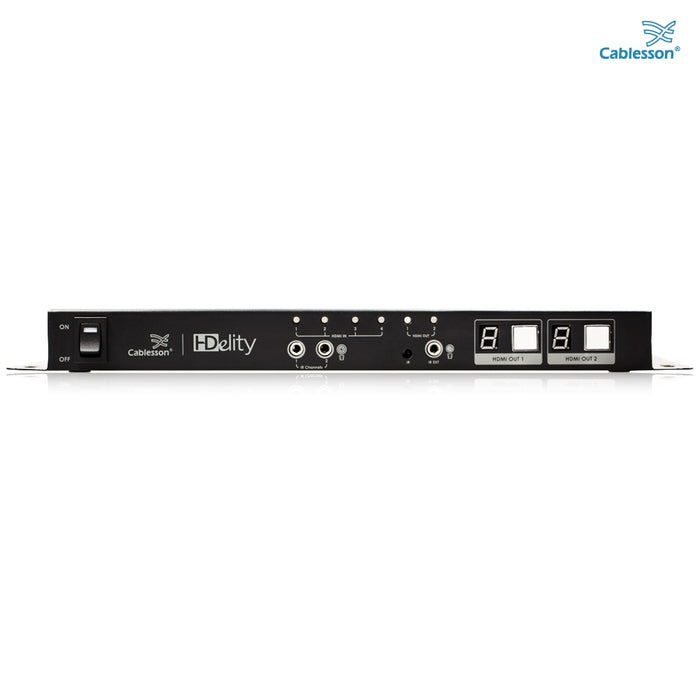 Cablesson HDElity 4x2 HDMI Matrix + IR Passback (High Speed with 3D support) - hdmicouk