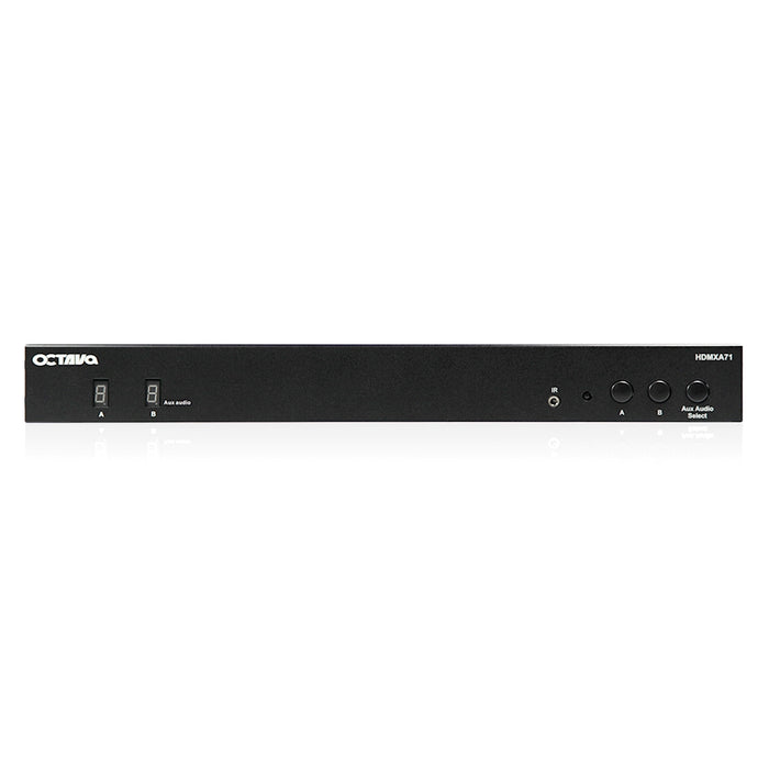 Octava - HDMXA71-UK 4x2 HDMI Matrix + 7.1 Analogue Audio - Converter - hdmicouk