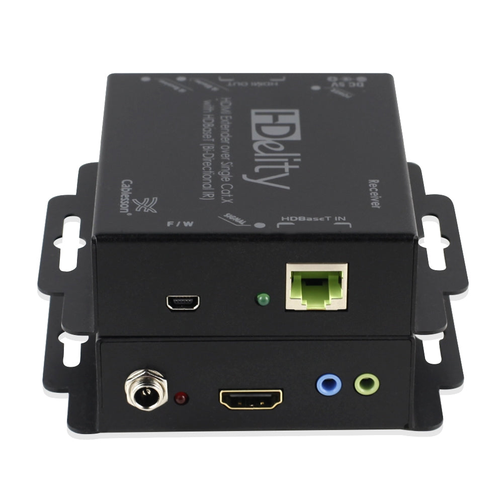 Cablesson HDElity HDMI Extender Over Single Cat.X with HDBaseT (Bi-Directional IR) - Full HD, 1080p, 3D Support, RJ45, UTP, HDCP, EDID, BALUN, Infra Red, Long Range, Dolby TrueHD, DTS Master Audio supported, Extender Kit, Network Cable, HDTV, upto 60m - hdmicouk