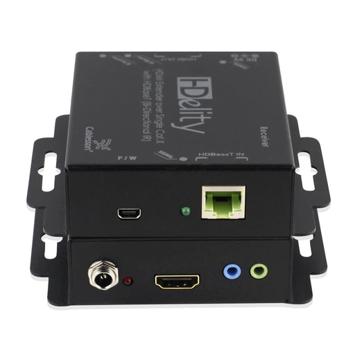 Cablesson HDElity HDMI Extender Over Single Cat.X with HDBaseT (Bi-Directional IR) - Full HD, 1080p, 3D Support, RJ45, UTP, HDCP, EDID, BALUN, Infra Red, Long Range, Dolby TrueHD, DTS Master Audio supported, Extender Kit, Network Cable, HDTV, upto 60m - hdmicouk