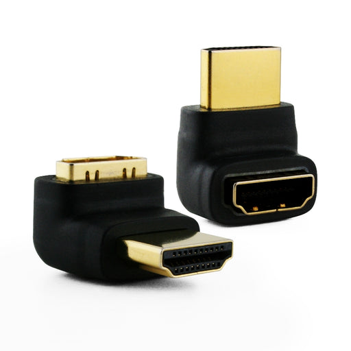 CablessonÃƒâ€šÃ‚Â® Right-Angle 270 Degree HDMI Adapter - Black - hdmicouk
