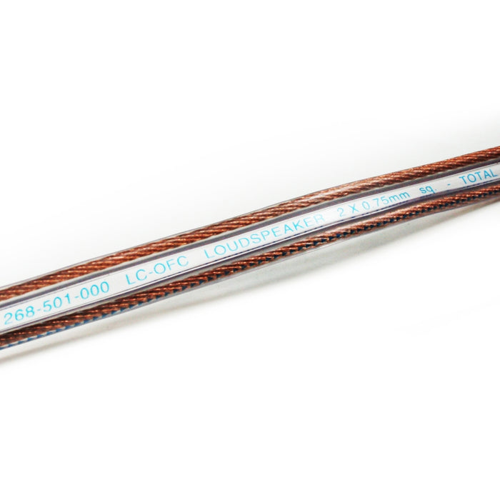 Van Damme 2 x 0.75mm Audio Twin Interconnect Speaker Cable (Total Definition Directional Hi-Fi) 268-501-000 7 Metre / 7M - hdmicouk