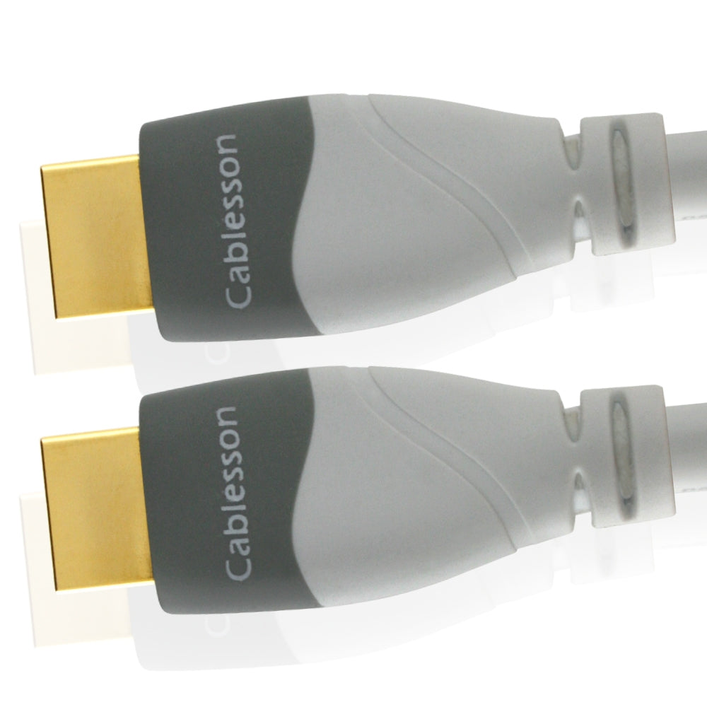 Cablesson MacKuna 4m High Speed HDMI Cable with Ethernet - White - hdmicouk
