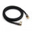 XO Antenna Angled Cable - Black - Male plug to Female socket TV Aerial RG6 Coaxial Cable - 7.5m - hdmicouk