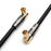 XO Antenna Angled Cable - Black - Male to Female Aerial Coaxial Cable